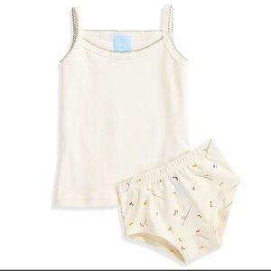 Brand New- size 2. Printed Pima Cami & Undie Set